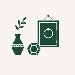 Objets de déco relookés