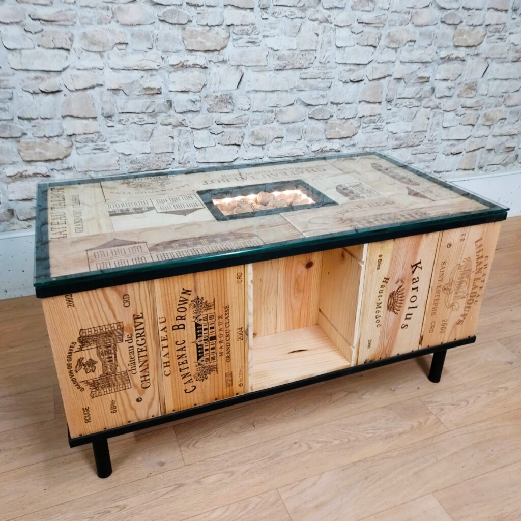 table upcyclé