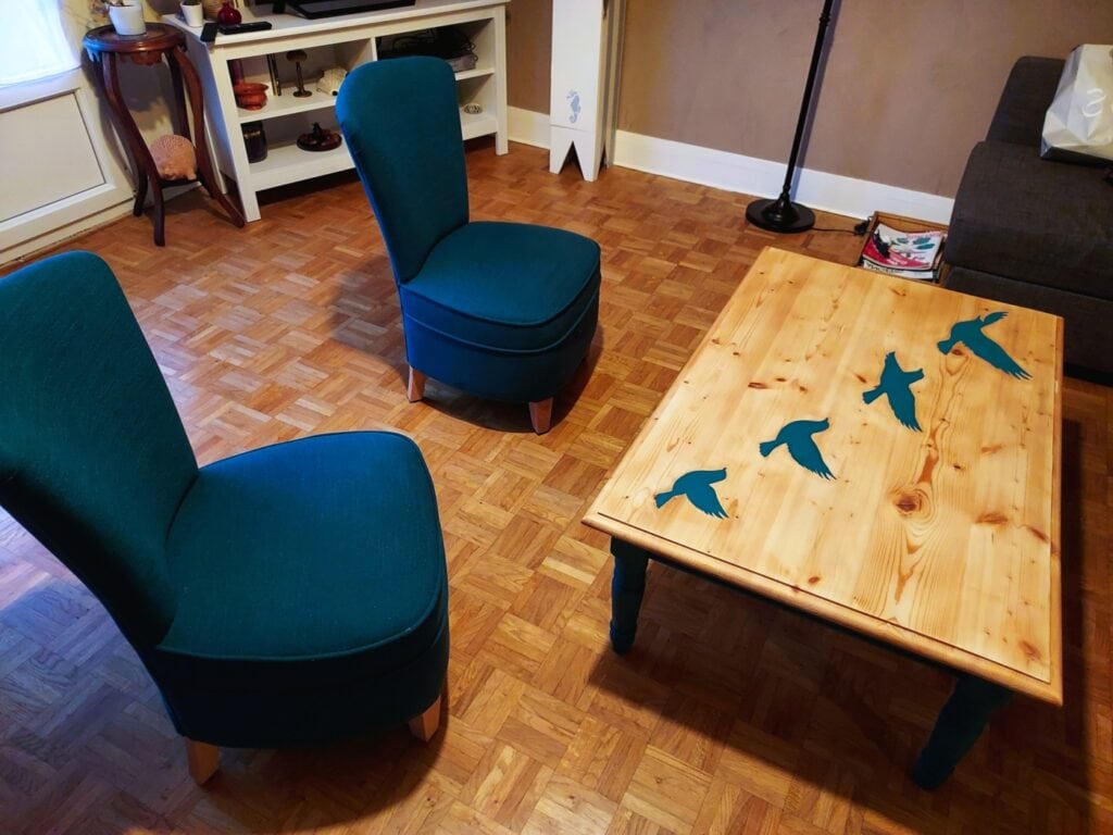 Relooking table basse