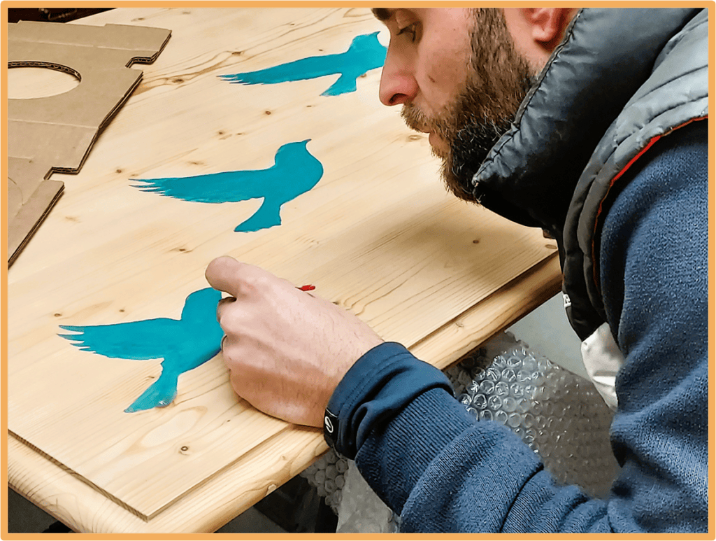 Relooking table basse