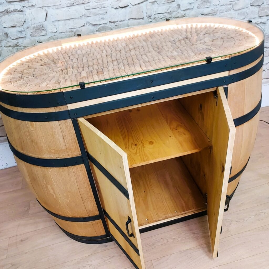 meuble bar tonneau