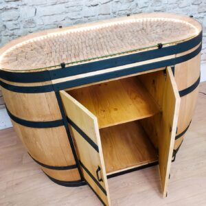 meuble bar tonneau