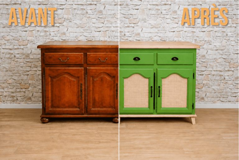 Relooking meuble avant après