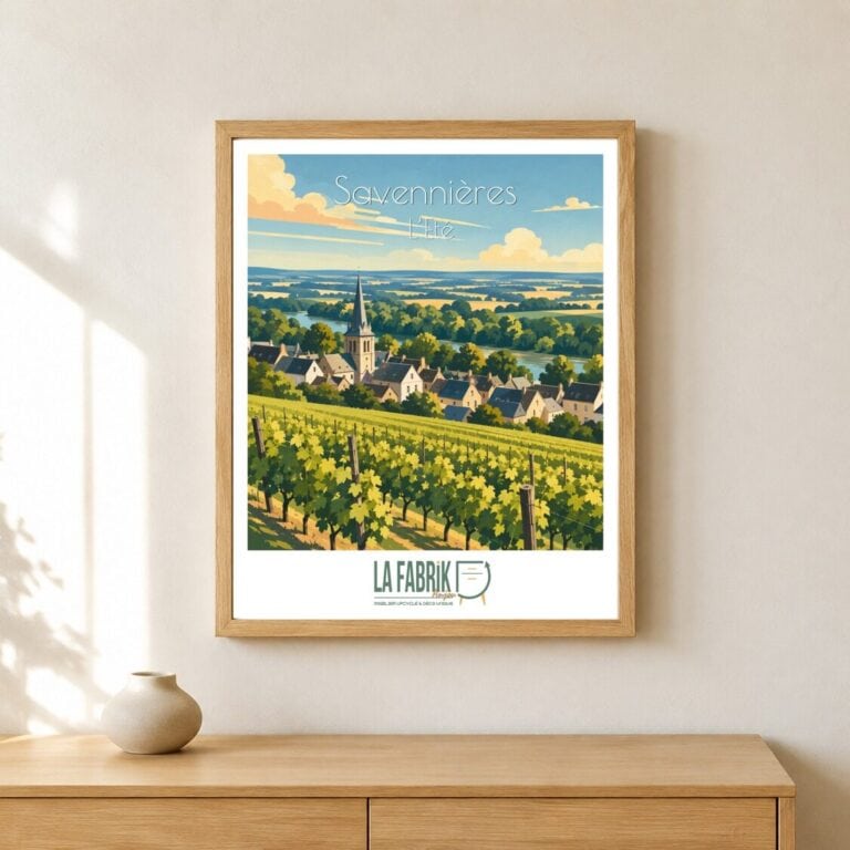 Affiche Savennières l'été